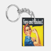Porte-clés Rosie la riveeteuse féroce et fabuleuse (Devant gauche)