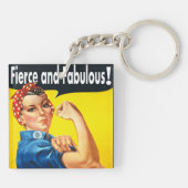 Porte-clés Rosie la riveeteuse féroce et fabuleuse (Dos)