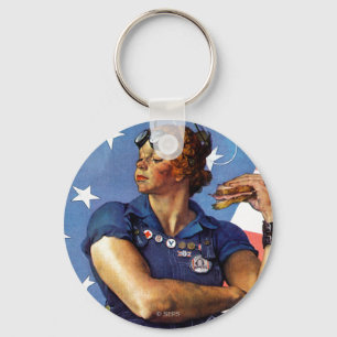 Porte-clés Rosie la riveteuse
