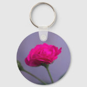 Porte-clés Rosier de jardin rose (Verso)