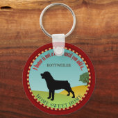 Porte-clés Rottweiler (Recto)
