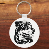 Porte-clés rottweiler (Recto)