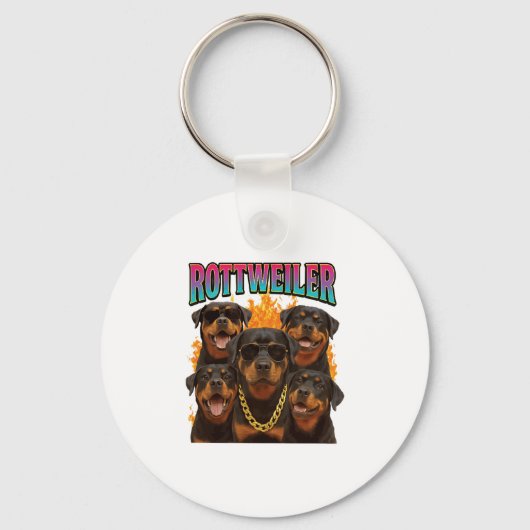 Porte-clés Rottweiler (Recto)