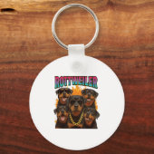 Porte-clés Rottweiler (Recto)