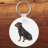 Porte-clés Rottweiler (Recto)