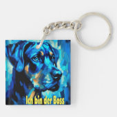 Porte-clés Rottweiler (Dos)