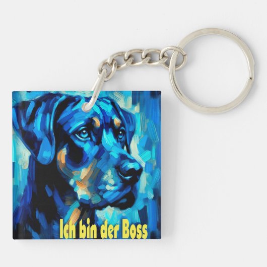 Porte-clés Rottweiler (Dos)