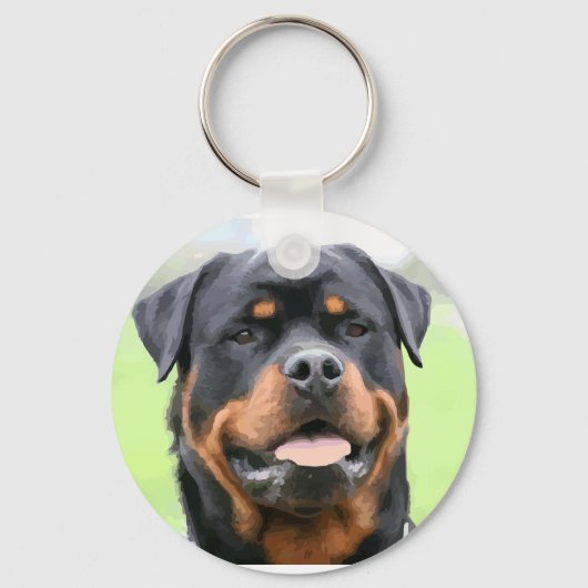 Porte-clés rottweiler (Recto)