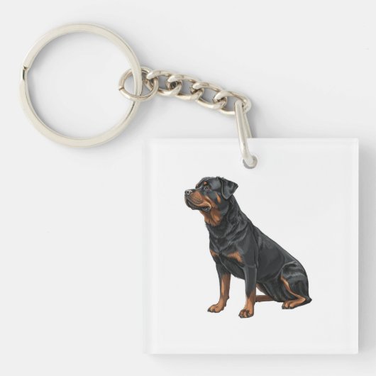 Porte-clés Rottweiler (Devant)
