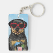 Porte-clés Rottweiler d'été (Dos)