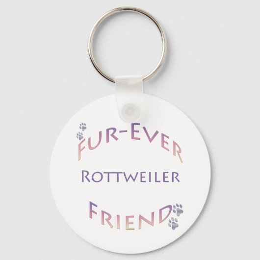 Porte-clés Rottweiler Furever Friend (Recto)