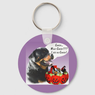 Porte-clés Rottweiler Halloween Candy