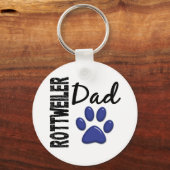 Porte-clés Rottweiler Papa 2 (Recto)