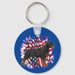 Porte-clés Rottweiler Patriot