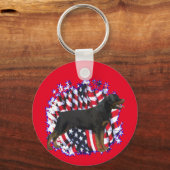 Porte-clés Rottweiler Patriot (Verso)