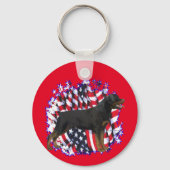 Porte-clés Rottweiler Patriot (Verso)
