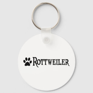Porte-clés Rottweiler (pirate style w/ pawprint)