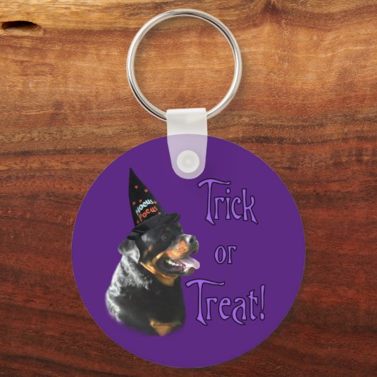 Porte-clés Rottweiler Trick (Verso)