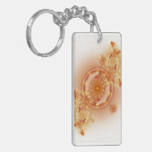 Porte-clés Rouages I - Porte - clé d'acrylique d'art de (Devant gauche)