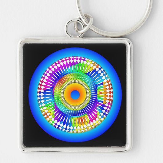 Porte-clés Roue Abstraite (Devant)