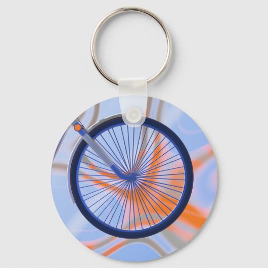 Porte-clés Roue de vélo - Roue de bicyclette (Recto)
