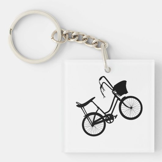 Porte-clés Roue des années 80 (Noire) (Devant)