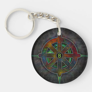 Porte-clés Roue d'esprit de Dharma d'énergie