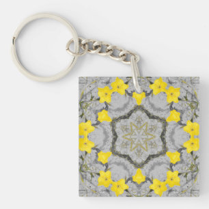Porte-clés Roue d'Harmonie Jonquille