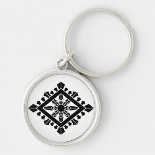 Porte-clés Roue du dharma rhombique