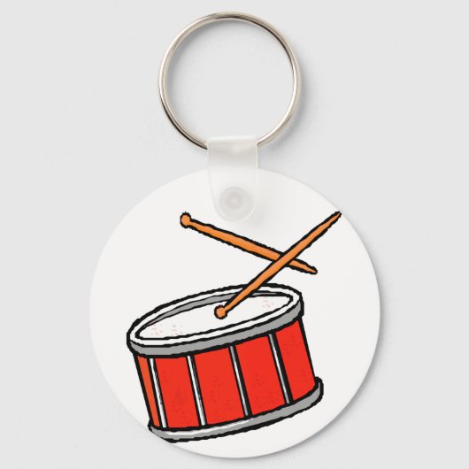 Porte-clés Rouge à tambour (Recto)