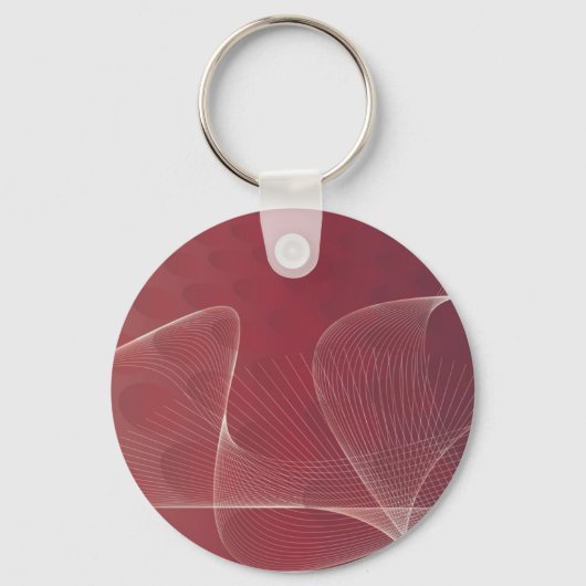 porte-clés rouge abstrait (Recto)