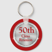 Porte-clés Rouge, Blanc, Coutume Argent, Souvenirs Réunion Cl (Verso)