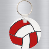 Porte-clés Rouge Blanc Faux Parties scintillant argent Porte 