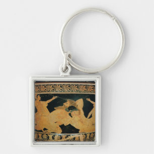 Porte-clés Rouge-chiffre calice-krater 2 de grenier