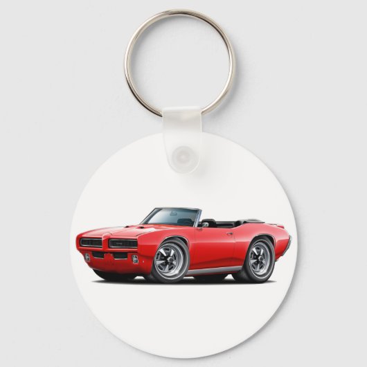 Porte-clés Rouge convertible GTO 1968-69 (Recto)