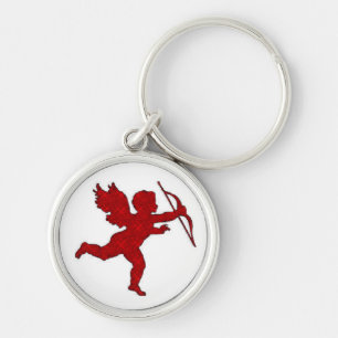 Porte-clés Rouge de cupidon de porte - clé