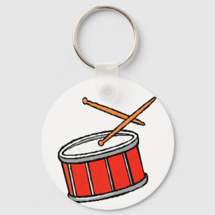 Porte-clés Rouge de tambour de piège