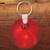 Porte-clés 'Rouge délicieuse aquarelle Apple (Verso)