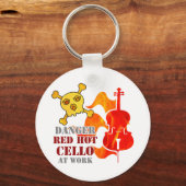 Porte-clés Rouge Hot Cello (Recto)