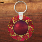 Porte-clés Rouge Or Bijou (Recto)