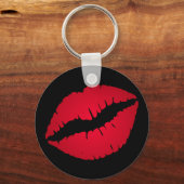 Porte-clés Rouge riche Ombre rouge noir (Recto)