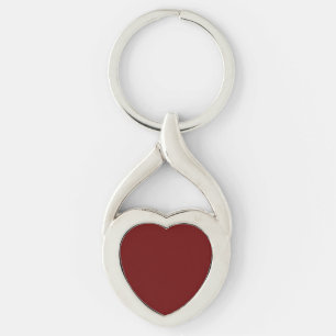 Porte-clés Rouge sang (couleur unie)