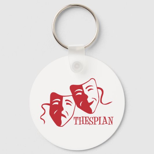 Porte-clés rouge thépien (Recto)