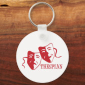 Porte-clés rouge thépien (Recto)