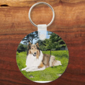 Porte-clés Rough Collie (Verso)