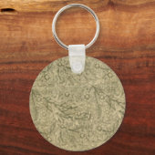 Porte-clés Rough Collie on a Brown Floral background (Verso)