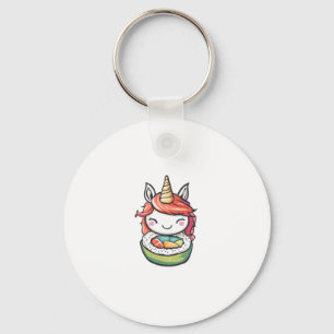 Porte-clés Rouleau de Sushi Licorne (1)