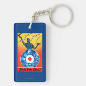 Porte-clés Roulez-les corps d'aviation canadien royal (Dos)