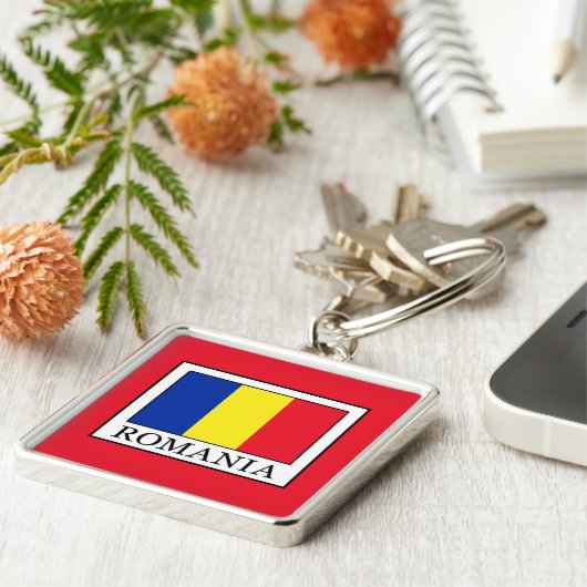 Porte-clés Roumanie (Côté)