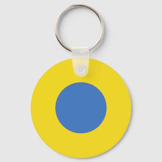 Porte-clés Roundel de l'armée de l'air ukrainienne (Recto)
